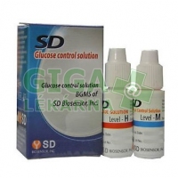 SD - kontrolní roztok pro ověření fce glukometru SD check GOLD,SD Codefree (PLUS)