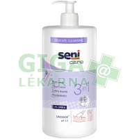Fotka Seni Care Mycí tělový krém 3v1 1000ml Obrázek Seni Care Mycí tělový krém 3v1 1000ml