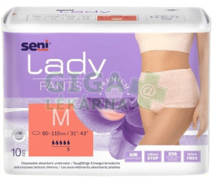 Seni Lady Pants inkon.plenkové kalhotky M 10ks