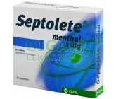 Septolete menthol orm.pas.30x1mg