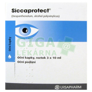 Siccaprotect oční kapky 3x10ml