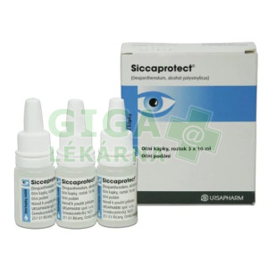 Obrázek Siccaprotect oční kapky 3x10ml