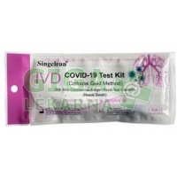 Singclean SOFTBAG IVD Covid-19 antigen test výtěrový - 1ks (růžový)
