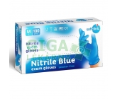 SOFTCLINIC Nitril ruk.vyšetř.nepudr.modré M 100ks