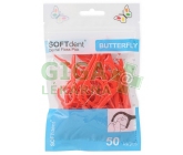 SOFTdent Butterfly dentální párátka s nití 50ks