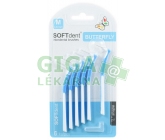 SOFTdent Butterfly mezizub. kartáček zahnutý M 6ks