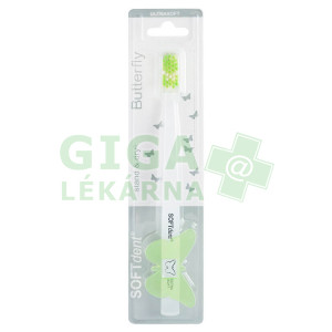 Obrázek SOFTdent Butterfly zubní kartáček ULTRASOFT 1ks