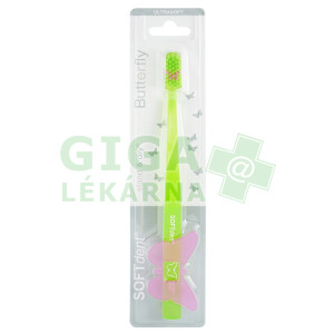 Obrázek SOFTdent Butterfly zubní kartáček ULTRASOFT 1ks