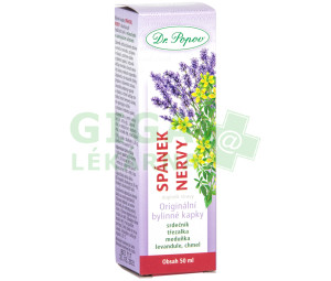 Spánek-nervy Bylinné kapky Dr.Popov 50ml