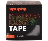 Spophy Kinesiology Tape Black tejp.páska 5cmx5m