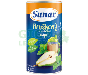 Sunar rozpustný nápoj hruškový s meduňkou 200g