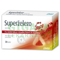 Obrázek Superželezo 30 tablet Favea
