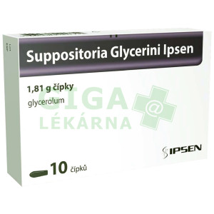 Suppositoria Glycerini Ipsen - 10 glycerinových čípků 1.8g