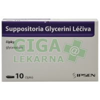 Suppositoria Glycerini Ipsen - 10 glycerinových čípků 1.8g