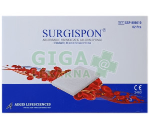 Surgispon Standard 8x5x1cm 2ks