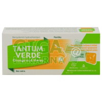 Tantum Verde Orange and honey 20 pastilek