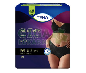 TENA Lady Pants Plus Black Medium inkontinenční kalhotky 9ks 782570