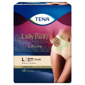 Fotka TENA Lady Pants Plus Creme L ink.kalh.8ks 782680 Obrázek TENA Lady Pants Plus Creme L ink.kalh.8ks 782680