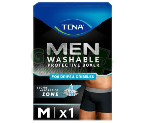 TENA Men Washable Protective Boxer M černé inkontinenční boxerky 1ks 84948