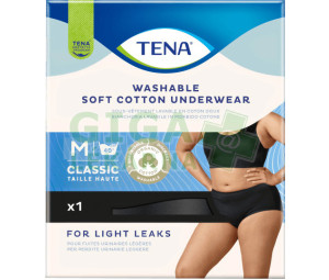 TENA Washable Underwear M černé inkontinenční kalhotky pro ženy 1ks 84682