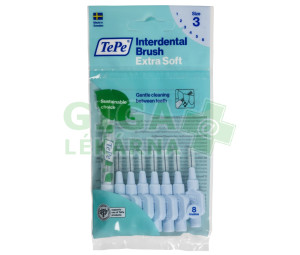 TePe mezizub.kart. ExtraSoft modré č.3 sáček 8ks
