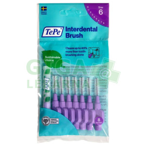 TePe mezizub.kartáčky fialové č.6 sáček 8ks