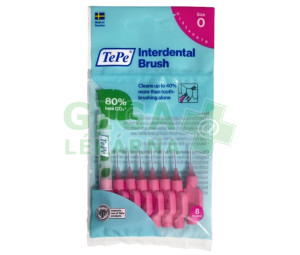 TePe mezizub.kartáčky růžové č.0 sáček 8ks