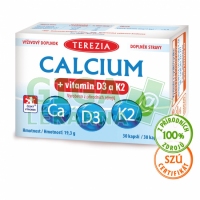 Obrázek TEREZIA Calcium+vitamin D3 a K2 30 kapslí