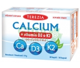 TEREZIA Calcium+vitamin D3 a K2 cps.30