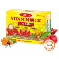 Obrázek TEREZIA Vitamin C 500mg TRIO NATUR 60 kapslí