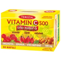 TEREZIA Vitamin C 500mg TRIO NATUR 60 kapslí