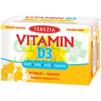 TEREZIA Vitamín D3 1000 IU 90 tobolek