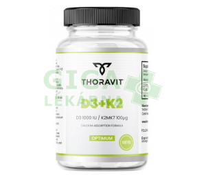 Thoravit Vitamín D3+K2 100 tbl.