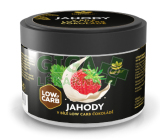 Topnatur Low Carb Jahody v bílé čokoládě 150g