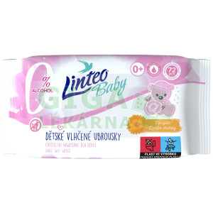 Ubrousky vlhčené Linteo Baby dětské 72ks