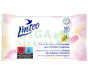 Ubrousky vlhčené Linteo Satin intimní 10ks