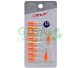 UBrush! - mezizubní kartáček - 0,8mm oranžový