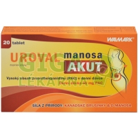 Fotka Uroval MANOSA AKUT 20 tablet Obrázek Uroval MANOSA AKUT 20 tablet