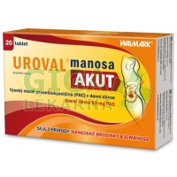 Uroval MANOSA AKUT 20 tablet