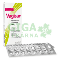 Vagisan HydroKrém Cremolum 16 čípků