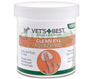 VET´S BEST Čisticí utěrka na oči pro psy, 100ks