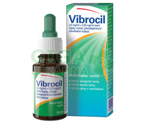 Vibrocil 2.5mg/ml+0.25mg/ml nas.gtt.sol. 1x15ml CZ