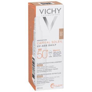 Fotka VICHY CAPITAL SOLEIL UV-AGE Fluid tónovaný tinted SPF50+ 40ml Obrázek VICHY CAPITAL SOLEIL UV-AGE Fluid tónovaný tinted SPF50+ 40ml