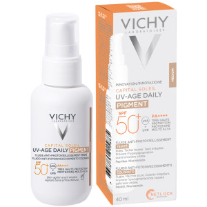 VICHY CAPITAL SOLEIL UV-AGE SPF50+ tónovaný fluid medium 40ml