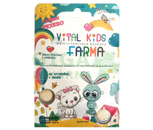 Vieste Vital Kids FARMA Multiv.bonbon.12tbl+pexeso