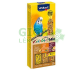 Vitakraft Bird Kräcker Andulka vejc/meruň/sez. tyč 3ks