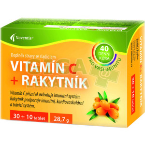 Obrázek Vitamín C+Rakytník tbl.30+10