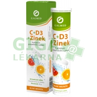 Vitamín C+Vitamín D3+Zinek Galmed 20 šumivých tablet