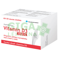 Vitamin D3 1000IU tob.60+30 ZDARMA Neuraxpharm