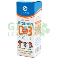 Vitamín D3 400 IU kapky pro děti 10ml Galmed